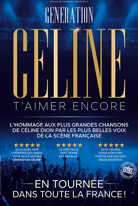 affiche du spectacle génération Celine