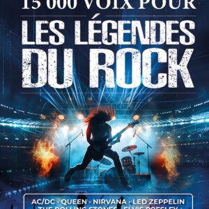 affiche les légendes du rock