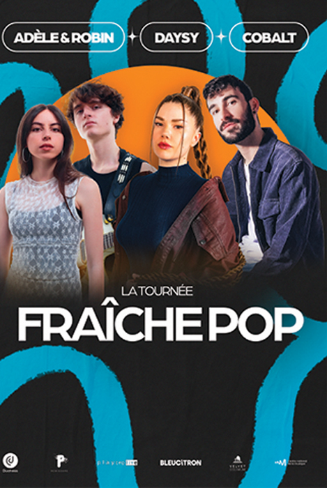 affiche de la tournée fraiche pop