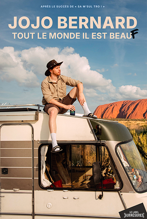 affiche du spectacle de Jojo bernard