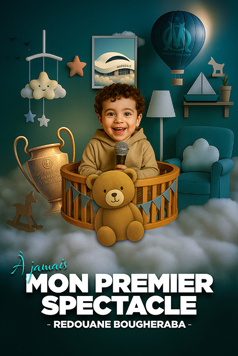 affiche du spectacle de Redouane boughebara