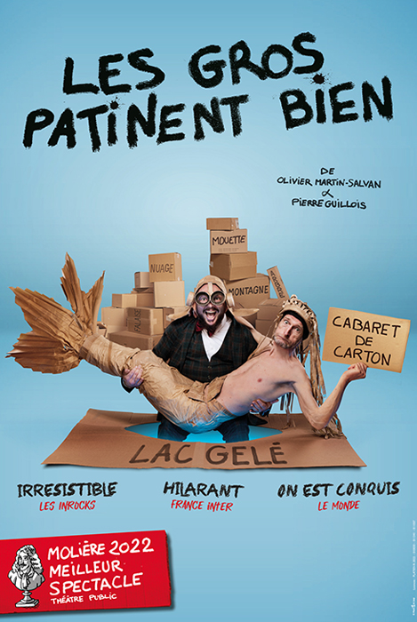 affiche du spectacle les gros patinent bien