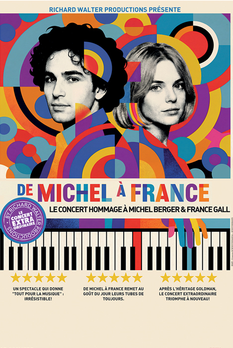 affiche du spectacle de michel berger a france gall