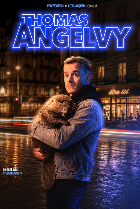 affiche du spectacle de Thomas angelvy