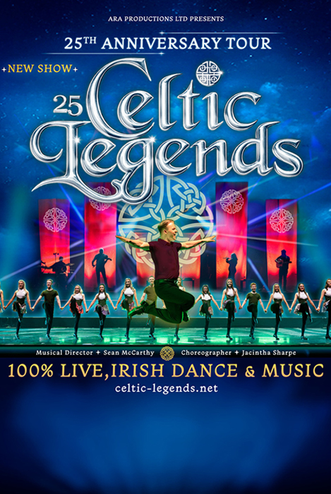 affiche du spectacle de celtic legends